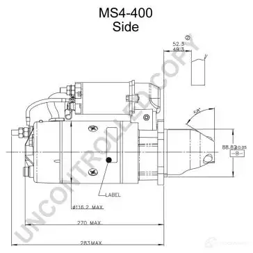 Стартер PRESTOLITE ELECTRIC 2816531 TC7 K8 ms4400 5052629003035 изображение 3