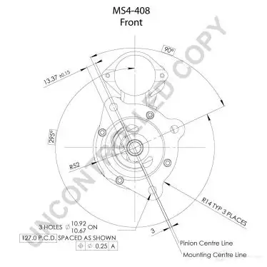Стартер PRESTOLITE ELECTRIC ms4408 5052629016622 UUOTW 3 1423466314 - Изображение 1