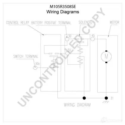 Стартер PRESTOLITE ELECTRIC m105r3508se M 105708 Y7YPCS 2816452 изображение 8
