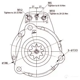 Стартер PRESTOLITE ELECTRIC 5052629092404 2816086 861054 W EYVZZE - Изображение 1