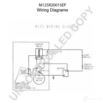 Стартер PRESTOLITE ELECTRIC m125r2001sep M12 5601 BKF5GLQ 2816461 изображение 8