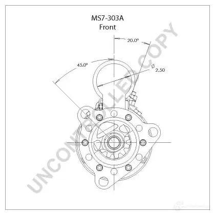 Стартер PRESTOLITE ELECTRIC ms7303a 9 14CFR 5052629003073 2816538 изображение 0