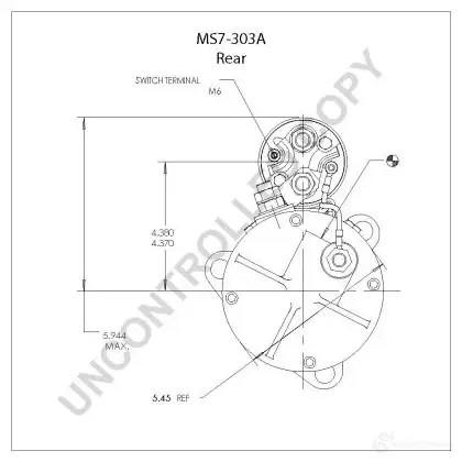 Стартер PRESTOLITE ELECTRIC ms7303a 9 14CFR 5052629003073 2816538 изображение 1