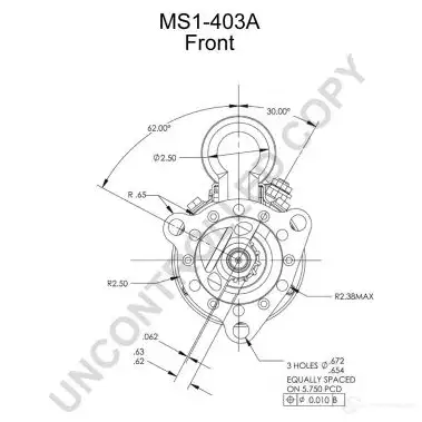 Стартер PRESTOLITE ELECTRIC 9XVFCE 3 2816510 5052629002991 ms1403a изображение 2