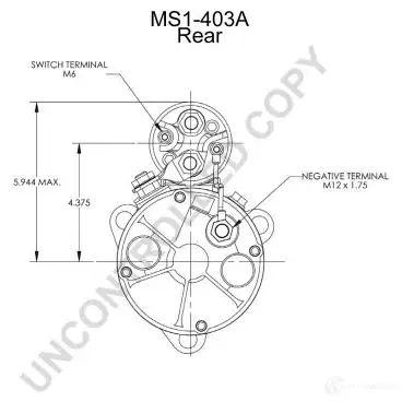 Стартер PRESTOLITE ELECTRIC 9XVFCE 3 2816510 5052629002991 ms1403a изображение 3
