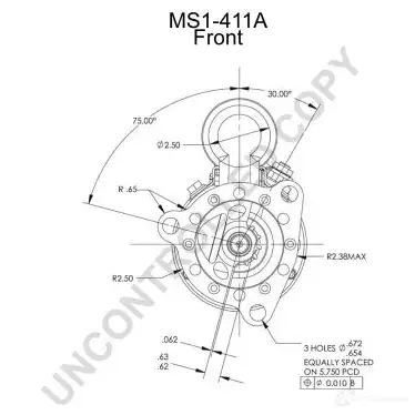 Стартер PRESTOLITE ELECTRIC C ZGLA 2816518 ms1411a 5052629003011 изображение 2