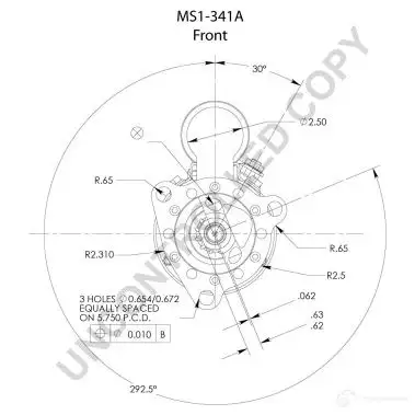 Стартер PRESTOLITE ELECTRIC 5052629016172 IRCJK 5D 359543424 ms1341a изображение 2