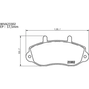 Тормозные колодки, дисковые, комплект AUTOMOTOR FRANCE 3335114 ABP0104 854YDI1 23 302 изображение 0