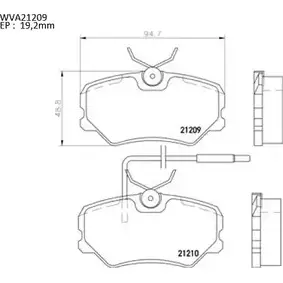 Тормозные колодки, дисковые, комплект AUTOMOTOR FRANCE 23170 231 69 ABP1010 3335123 изображение 0