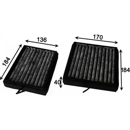 Салонный фильтр JS ASAKASHI AC0184CSET HI WAZ2G 3337037 изображение 0