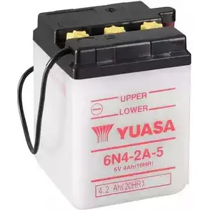 Аккумулятор 4.2 ач обратная а 6 в 71x71x96 YUASA 5050694011733 W7TV8 5Y 3348926 6N42A5