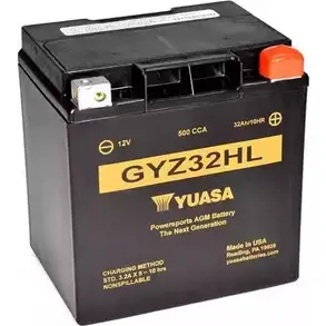Аккумулятор 33.7 ач обратная 500 а 12 в high performance maintenance free 166x126x175 YUASA 3348956 GYZ32HL UHM 4J8P 0048493750002