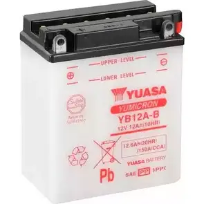 Аккумулятор 12 ач прямая 150 а 12 в yumicron 134x80x160 YUASA 0KU DP YB12AB 5050694032219 3348983