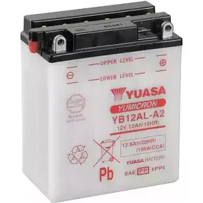 Аккумулятор 12.6 ач обратная 150 а 12 в yumicron 134x80x160 YUASA 5050694032226 6P PMC 3348985 YB12ALA2