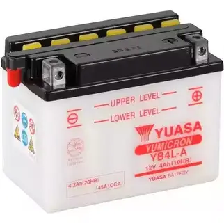 Аккумулятор 4.2 ач обратная 45 а 12 в yumicron 120x70x92 YUASA IQW HA 5050694005343 YB4LA 3349002
