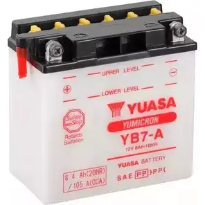 Аккумулятор 8.4 ач прямая 105 а 12 в yumicron 136x75x133 YUASA DH T96L2 5050694001970 3349006 YB7A