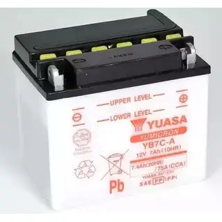 Аккумулятор 8 ач обратная 75 а 12 в yumicron 130x90x114 YUASA 5050694032165 4L Z06 YB7CA 3349007