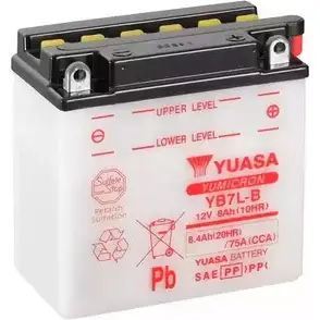 Аккумулятор 8.4 ач обратная 75 а 12 в ybx 135x75x133 YUASA K L28S0R 5050694032172 3349008 YB7LB