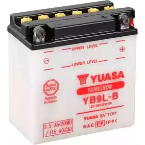Аккумулятор 9.5 ач обратная 115 а 12 в conventional 137x77x141 YUASA QGR8 N 3349012 5050694010590 YB9LB