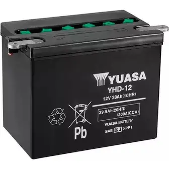 Аккумулятор 29.5 ач прямая 200 а 12 в 206x133x165 YUASA DZWA FM 3349096 5050694006593 YHD12