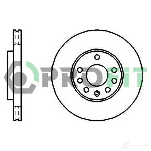 Тормозной диск PROFIT FX T5R 5010-1042 3847098 изображение 0