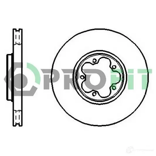 Тормозной диск PROFIT 5010-1112 3847105 H FODRMC изображение 0