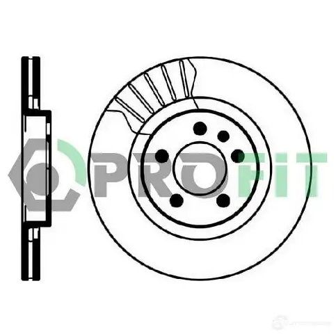 Тормозной диск PROFIT 3847087 5010-0928 2P ZH7 изображение 0