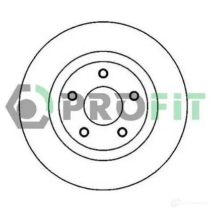 Тормозной диск PROFIT UEEPR3 Q 3847210 5010-2019 изображение 0