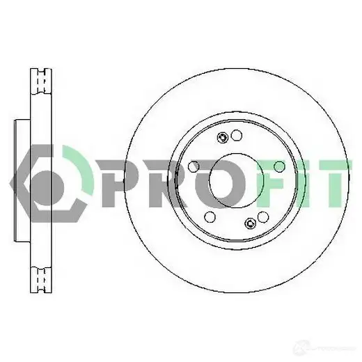 Тормозной диск PROFIT 5010-1300 B 8KB2 3847144 изображение 0