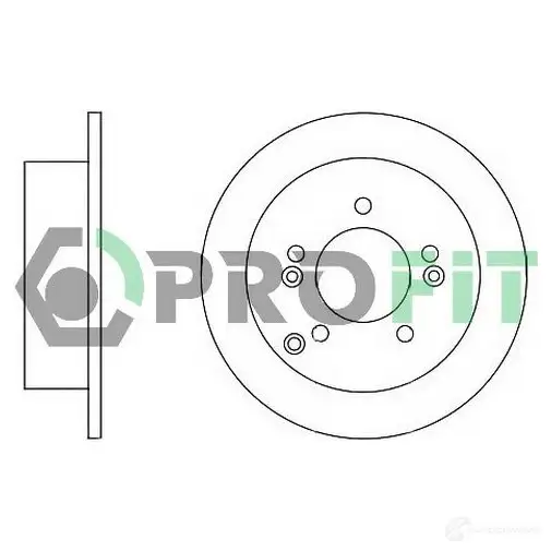 Тормозной диск PROFIT FS 57X 3847159 5010-1447 изображение 0