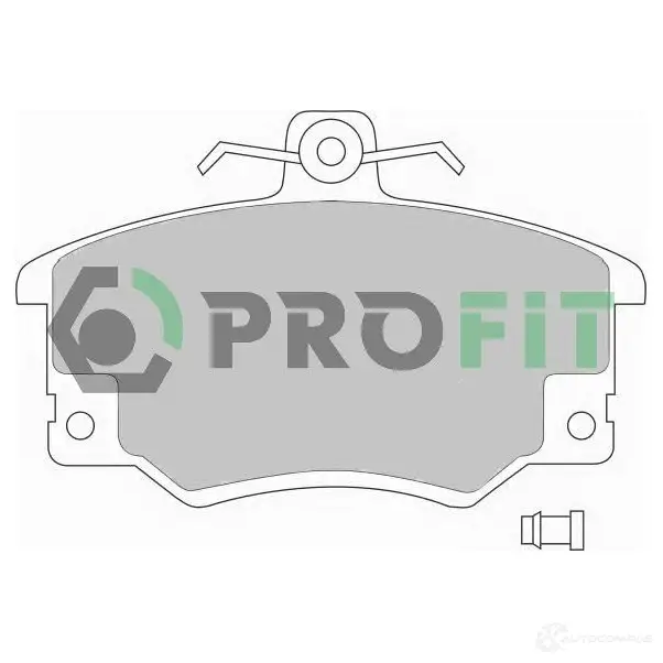 Тормозные колодки дисковые, комплект PROFIT E3 AU1UY 3846344 5000-0370