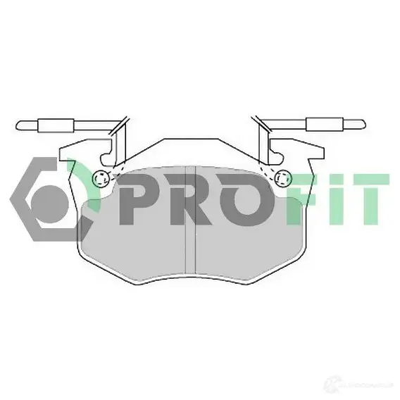 Тормозные колодки дисковые, комплект PROFIT 3846352 VNADH F6 5000-0428