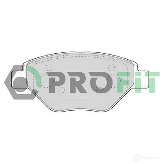 Тормозные колодки дисковые, комплект PROFIT 3846545 0 WWIF 5000-1409 изображение 0