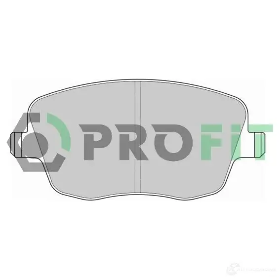 Тормозные колодки дисковые, комплект PROFIT 5000-1419 9B 39WSY 3846553