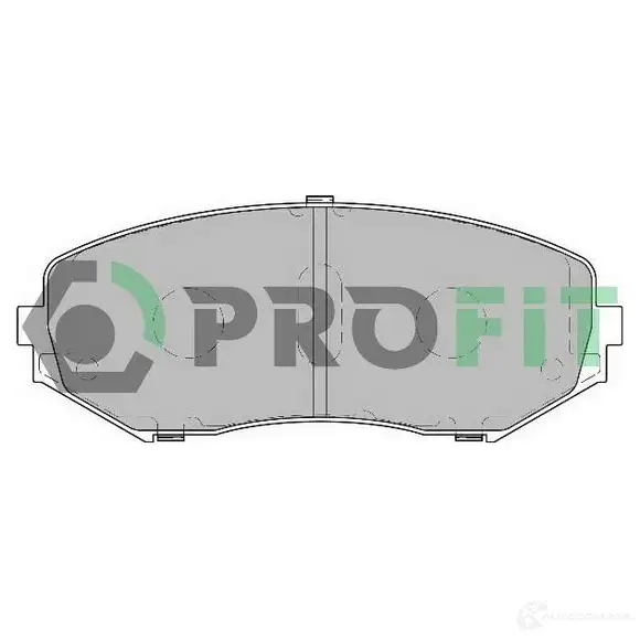 Тормозные колодки дисковые, комплект PROFIT FF HNZ 3846764 5000-2017