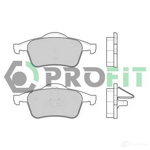 Тормозные колодки дисковые, комплект PROFIT C Z0NWLC 3846535 5000-1383 C