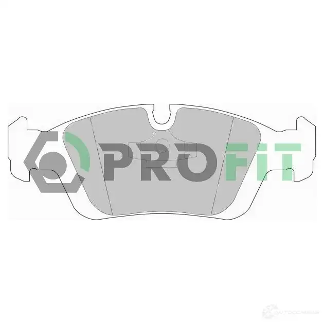 Тормозные колодки дисковые, комплект PROFIT 3846397 5000-0725 ZHKS X