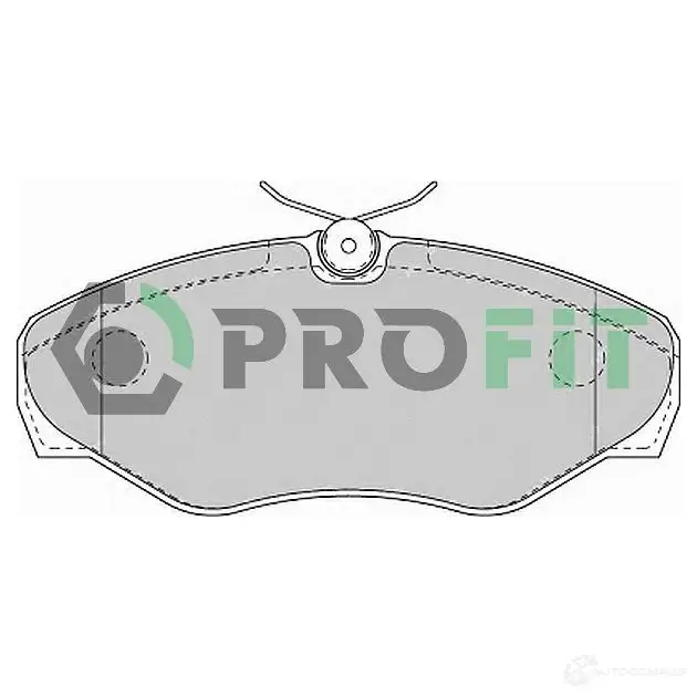 Тормозные колодки дисковые, комплект PROFIT 5000-1515 GI271 OX 3846592