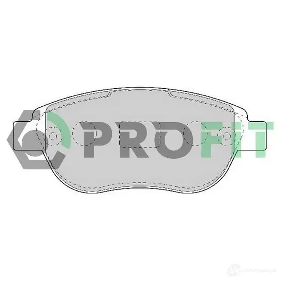 Тормозные колодки дисковые, комплект PROFIT MT 8YA 3846573 5000-1476