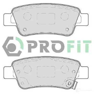 Тормозные колодки дисковые, комплект PROFIT GO U5KPG 5000-4233 3846800