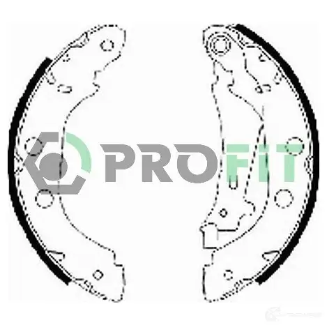 Тормозные колодки дисковые, комплект PROFIT ZY012N L 5001-0577 3846861 изображение 0
