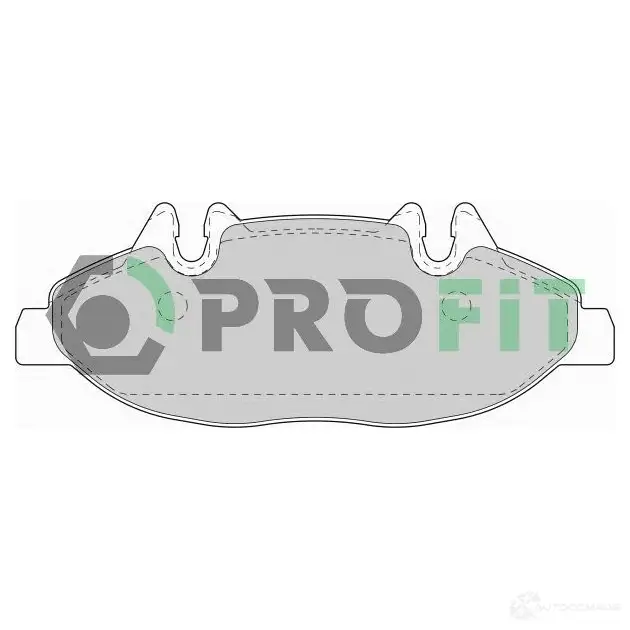 Тормозные колодки дисковые, комплект PROFIT 5000-1493 3846583 AM9 RP25