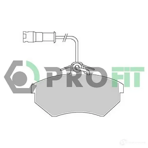 Тормозные колодки дисковые, комплект PROFIT B04I 4JC 5000-0954 3846431 изображение 0