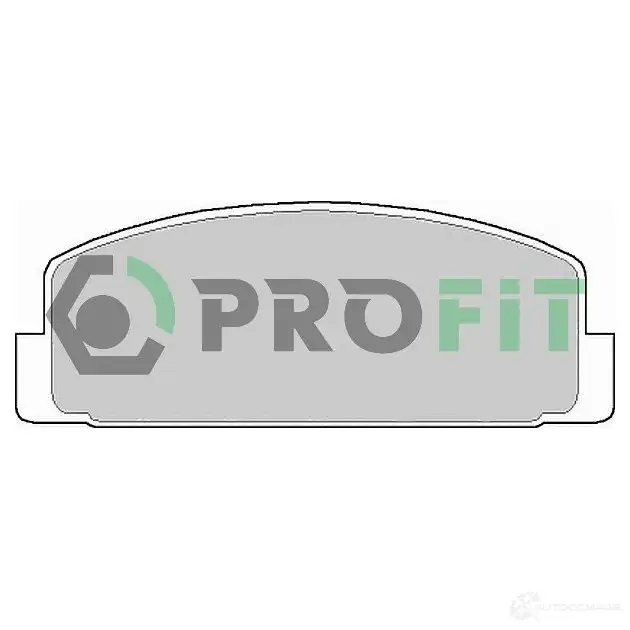 Тормозные колодки дисковые, комплект PROFIT 5000-0372 KY8P JO 3846345