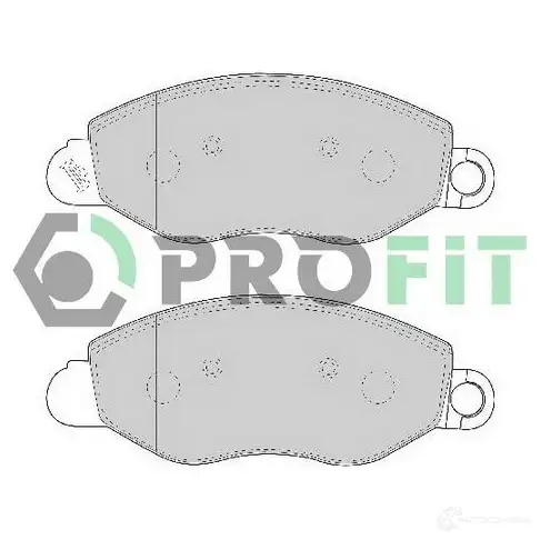 Тормозные колодки дисковые, комплект PROFIT FEO YQYP 5000-1461 3846565