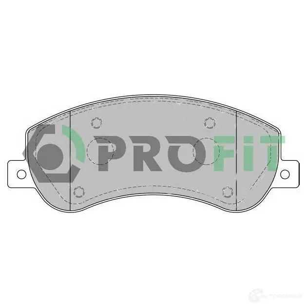 Тормозные колодки дисковые, комплект PROFIT 5000-1928 RPN7 XRS 3846733 изображение 0