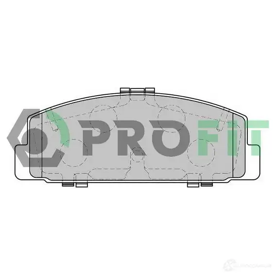 Тормозные колодки дисковые, комплект PROFIT 5000-1721 T JQM7 3846681 изображение 0
