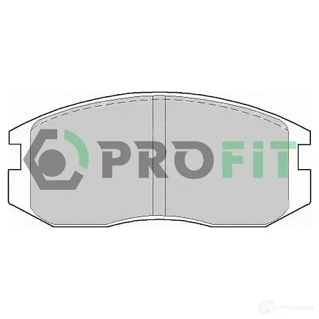 Тормозные колодки дисковые, комплект PROFIT 5000-0759 J Q31A 3846401