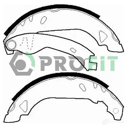 Тормозные колодки PROFIT M I8YB 3846826 5001-0263