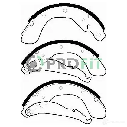 Тормозные колодки PROFIT MGL C9Q 5001-0335 3846837
